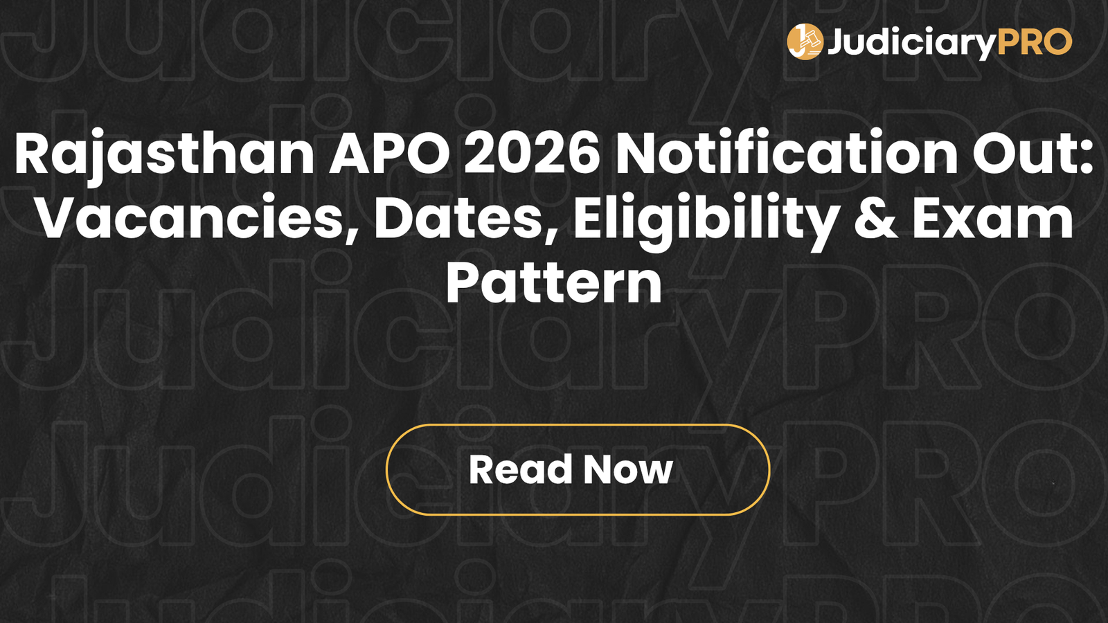 Rajasthan APO 2026 Notification Out – Vacancy, Dates, Eligibility & Pattern